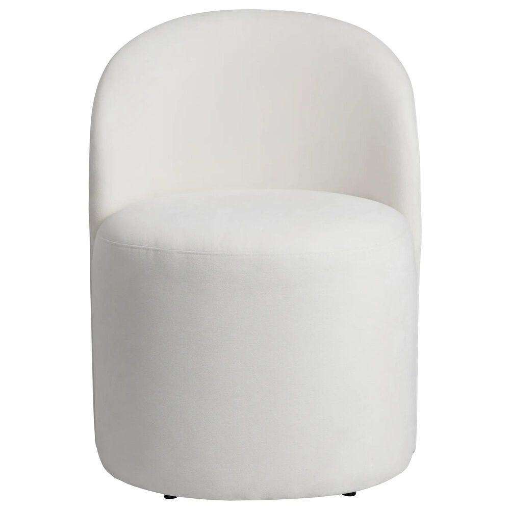 Slatehouse Fairfax Upholstered Dining Side Chair in White, , large