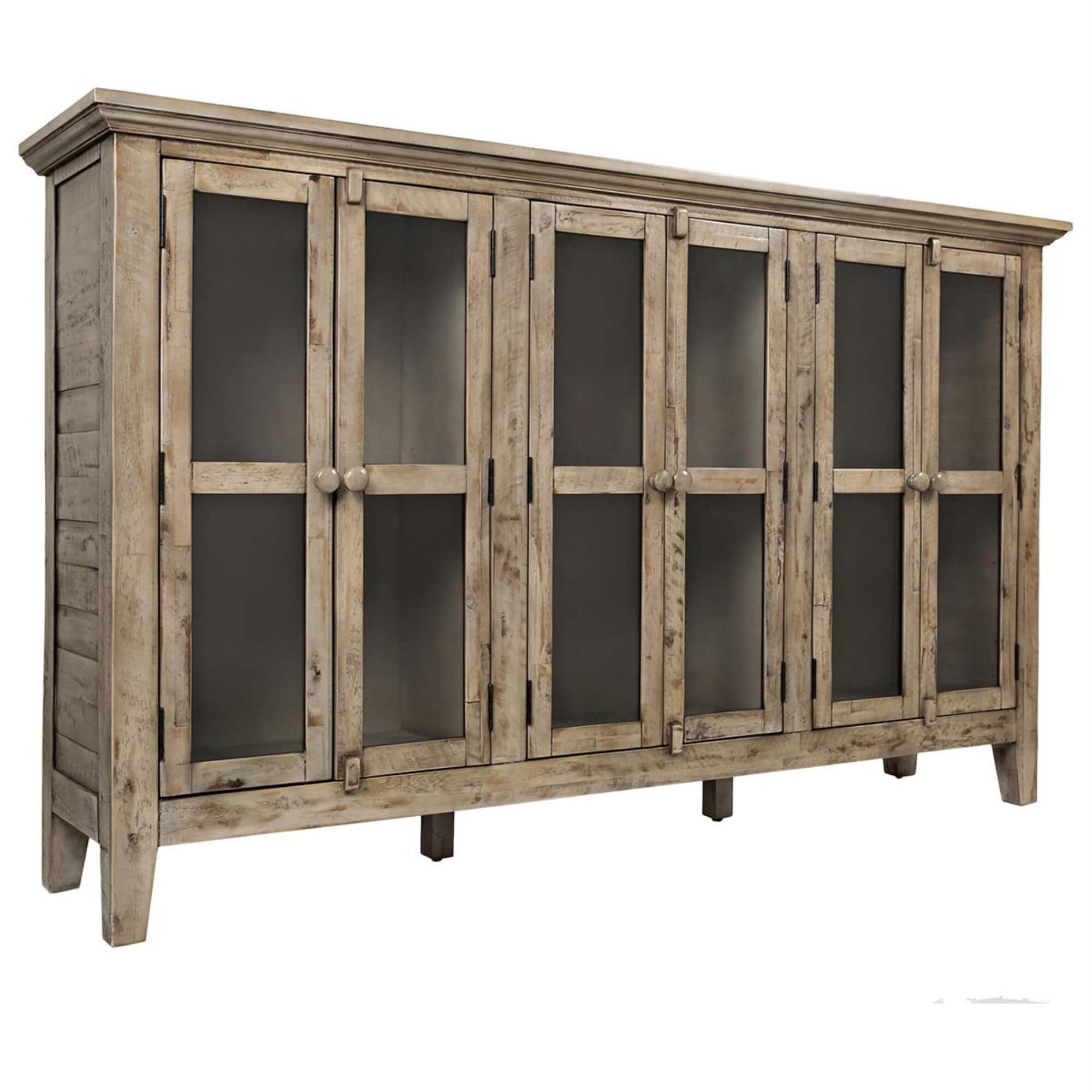 Weathered gray discount accent cabinet