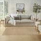 Nourison Courtyard Jute and Ivory 3" x 5" Indoor/Outdoor Area Rug, , large