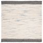 Safavieh Natura 6" Square Black and Ivory Area Rug, , large