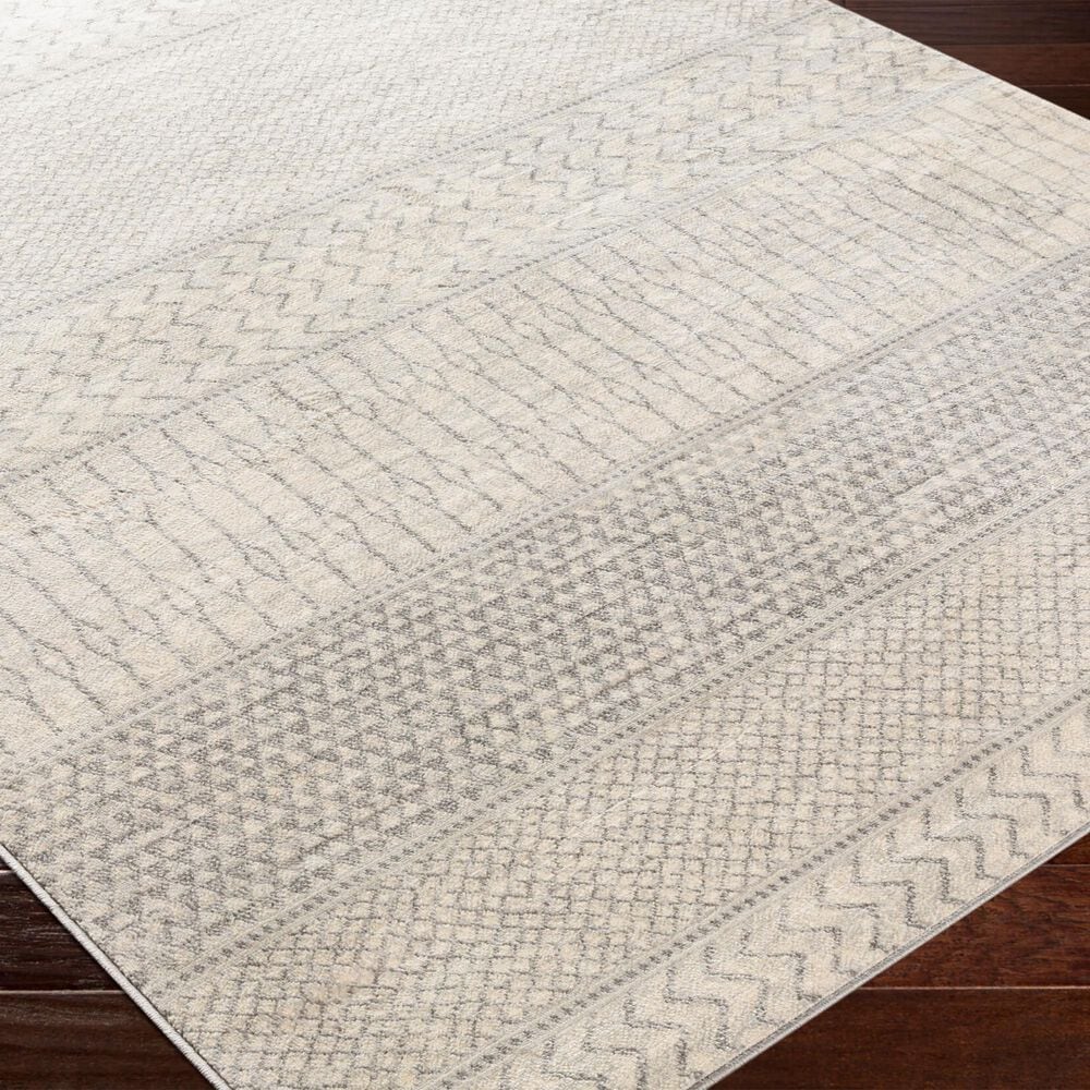 Surya Monaco MOC-2306 8&#39;10&quot; x 12&#39;4&quot; Silver Gray and Ivory Area Rug, , large