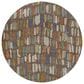 Dalyn Rug Company Kenner KN5 Chocolate 8" Round Area Rug, , large