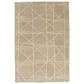 RIZZY Quinn Striped Brown and Taupe 5" x 7"6" Area Rug, , large
