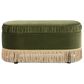 Jennifer Taylor Home Serena Storage Bench with Tufted Bullion Fringe in Olive Green, , large