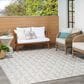 Nourison Aloha 3"6" x 5"6" Grey Indoor/Outdoor Area Rug, , large