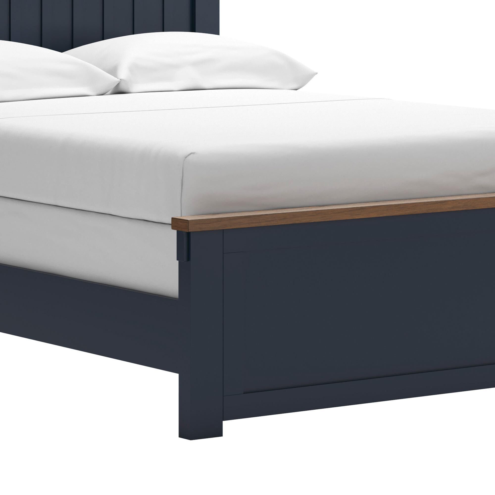 Ashley Landocken Full Panel Bed in Brown and Blue