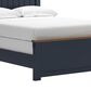 Ashley Landocken Full Panel Bed in Brown and Blue, , large