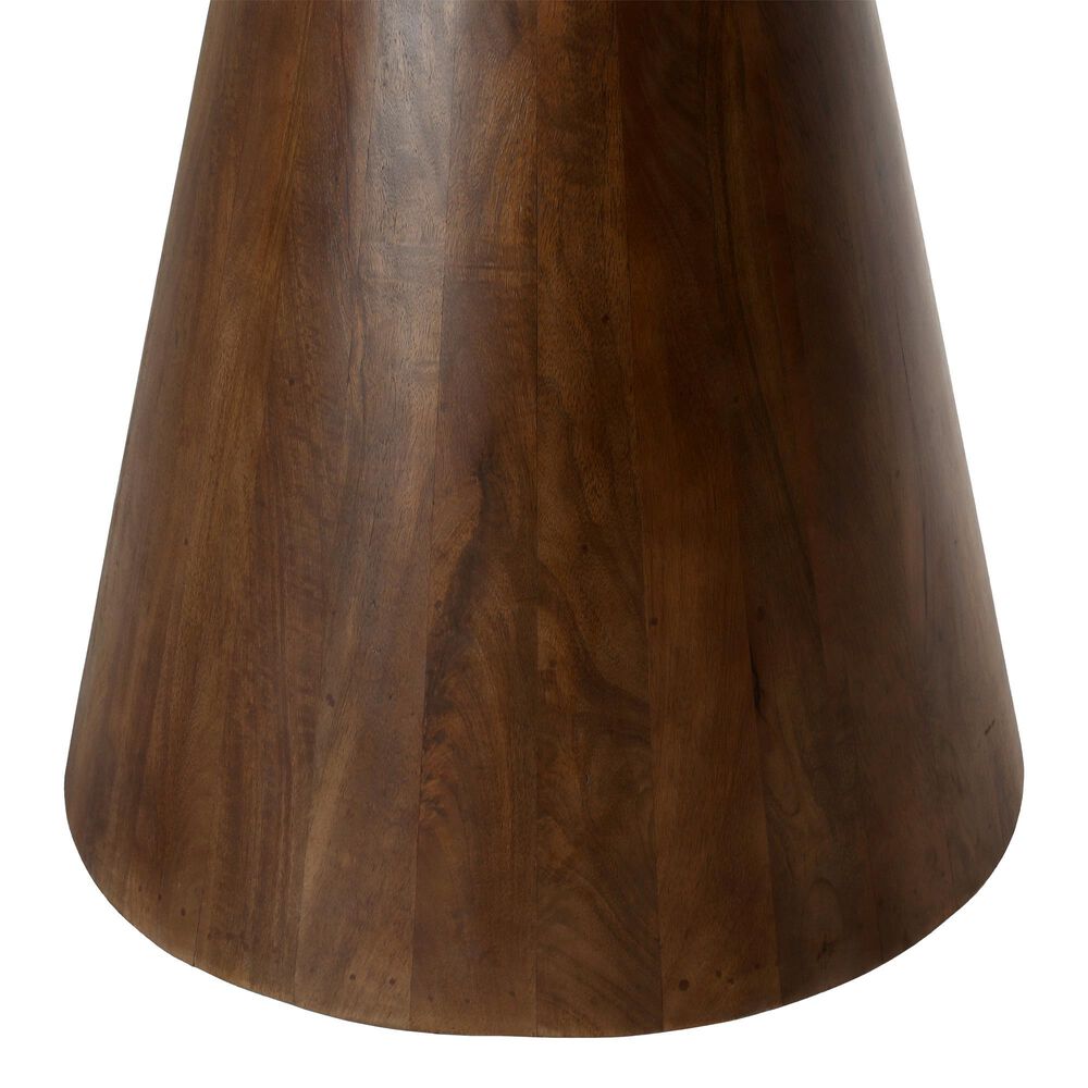 Blue Sun Designs Carrera Pedestal Dining Table in Brown - Table Only, , large