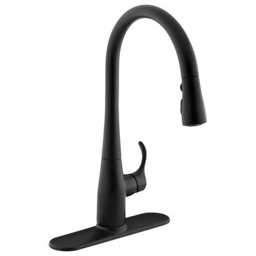 Kohler Simplice Pulldown Kitchen Sink Faucet in Matte Black, , large