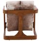 Blue Sun Designs Bautista Accent Chair in Brown, , large
