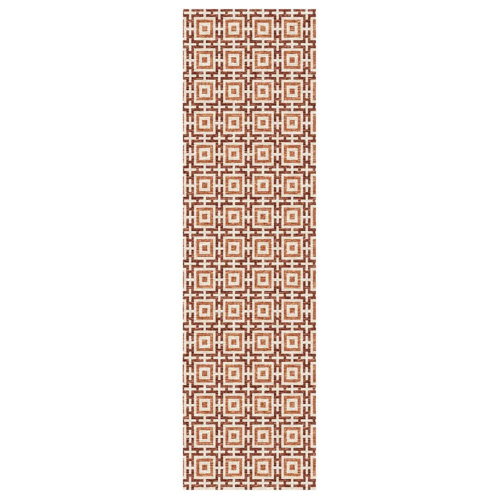 Dalyn Rug Company Marlo 2"3" x 12" Paprika Indoor/Outdoor Runner, , large