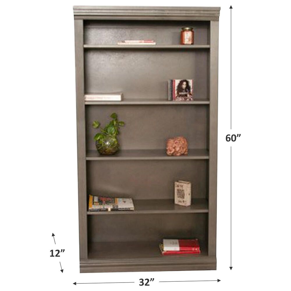 Cal-Baja Furniture DZ 60&quot; Bookcase in Wash Gray, , large