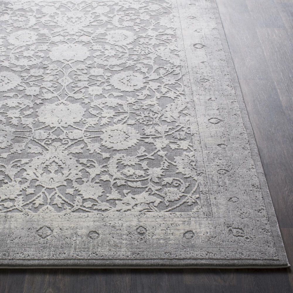 Surya Tibetan TBT-2309 6&#39;7&quot; x 9&#39;6&quot; Gray, Ivory and Taupe Area Rug, , large