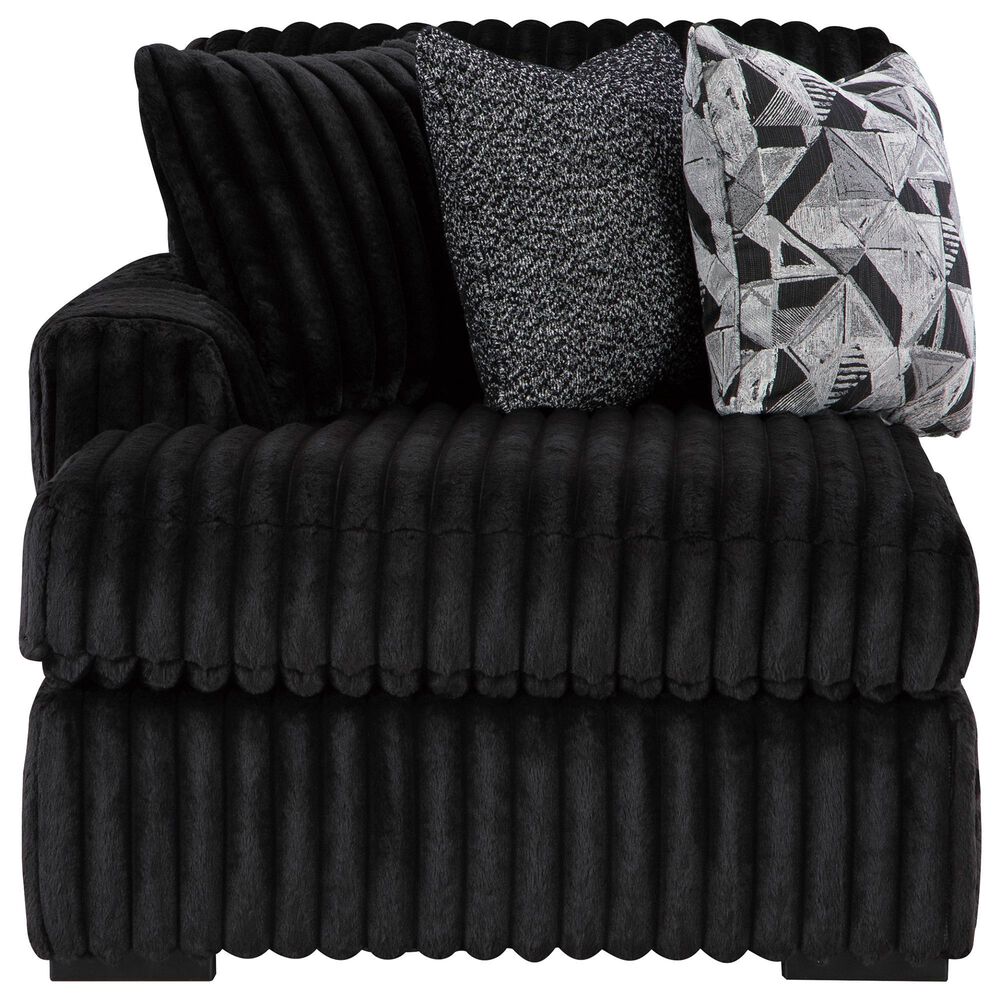 Ashley Midnight-Madness 4-Piece Sectional with Left-Facing Chaise in Onyx, , large