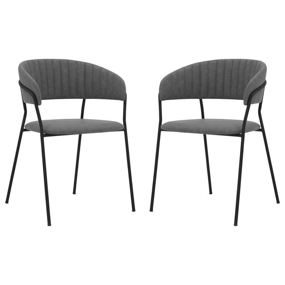 Blue River Nara Dining Chair in Grey (Set of 2), , large