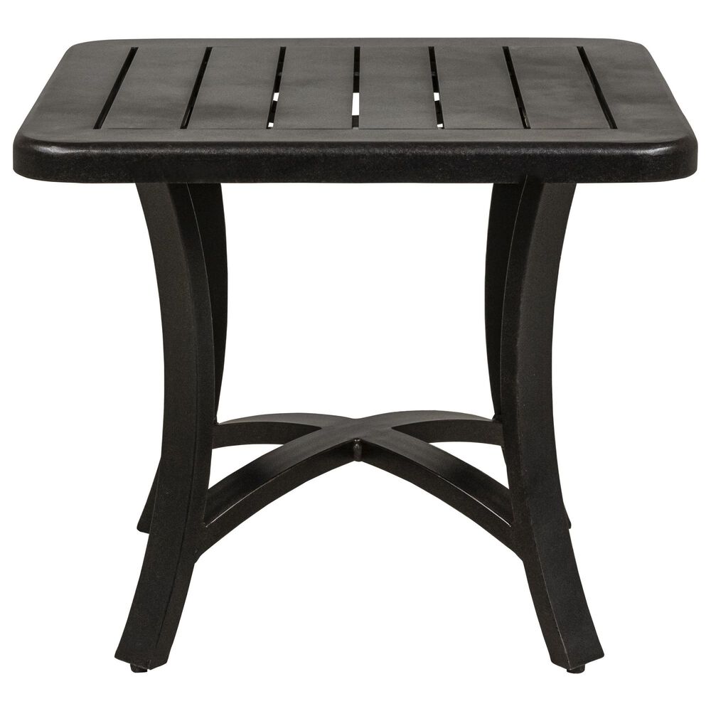 Crown Garden Emerald 25" Square End Table in Aged Rust, , large