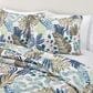 J. Queen New York Rainforest 3-Piece Full/Queen Quilt Set in Teal, , large