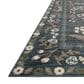 Rifle Paper Co. x Loloi Fiore FIO-01 6"3" x 9" Navy and Grey Area Rug, , large