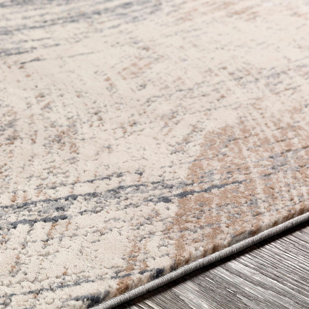 Surya Alpine 2&#39;7&quot; x 7&#39;3&quot; Charcoal, Medium Brown, Taupe, Gray and Light Gray Runner, , large