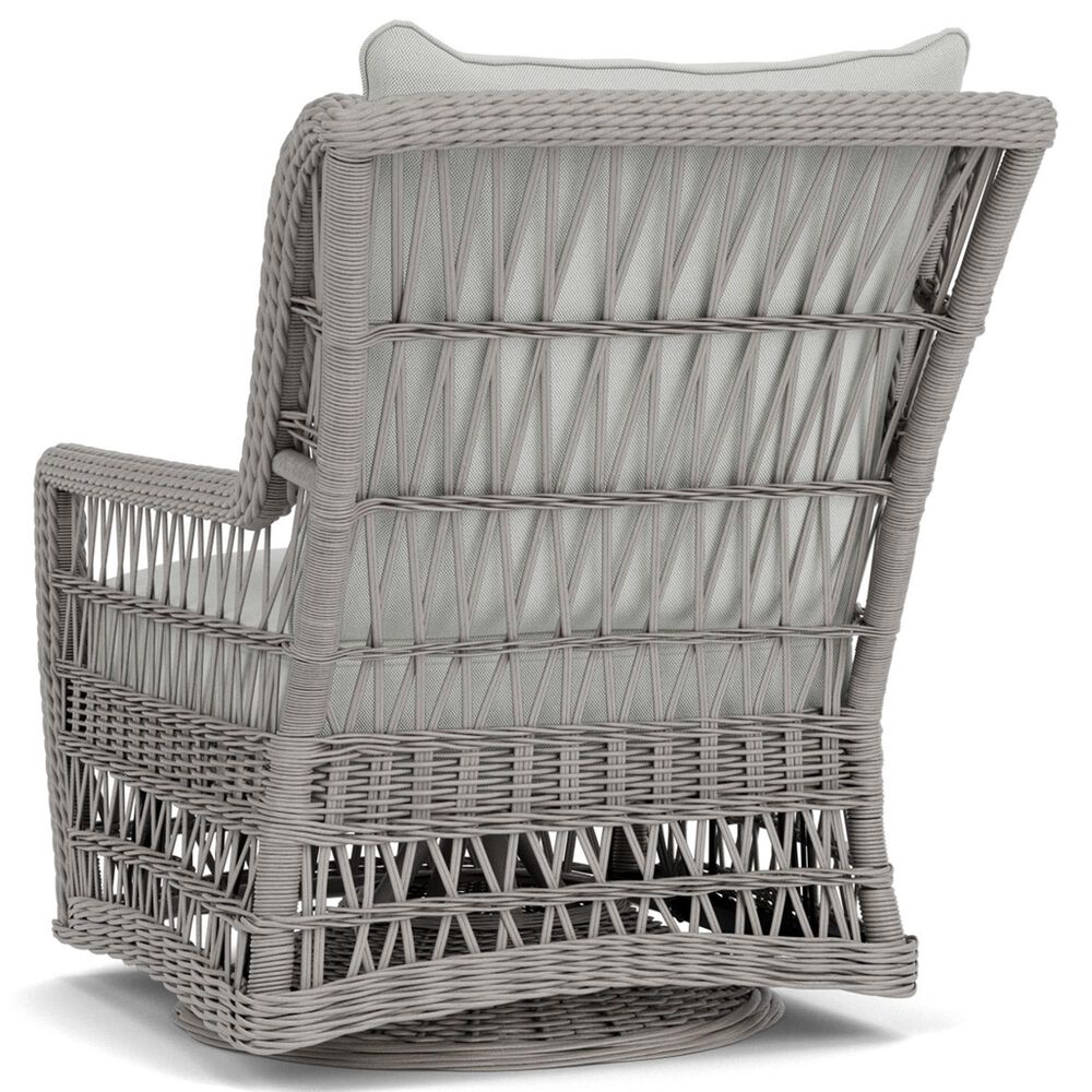 Lloyd Flanders Mackinac Swivel Glider Lounge Chair in Bright Side Fog, , large