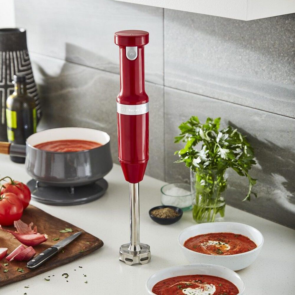 KitchenAid Cordless Variable Speed Hand Blender in Empire Red Shop NFM
