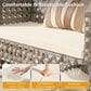 HOMLUX 4-Piece Patio Conversation Set in Beige, , large