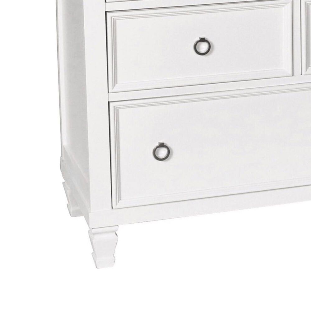 New Heritage Design Tamarack Dresser and Mirror in White, , large