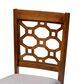 Baxton Studio Peter Side Chair in Walnut Brown (Set of 4), , large