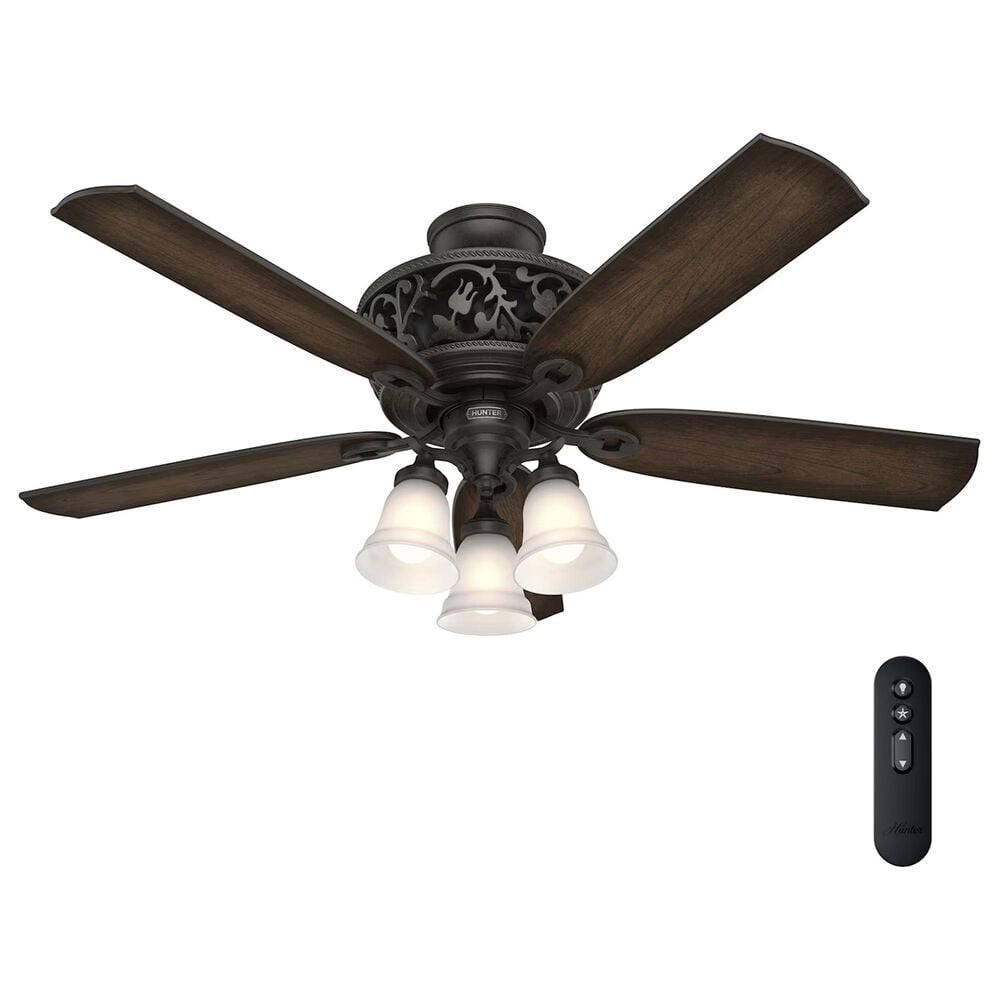 Hunter Promenade 54&quot; Ceiling Fan with Lights in Brittany Bronze, , large