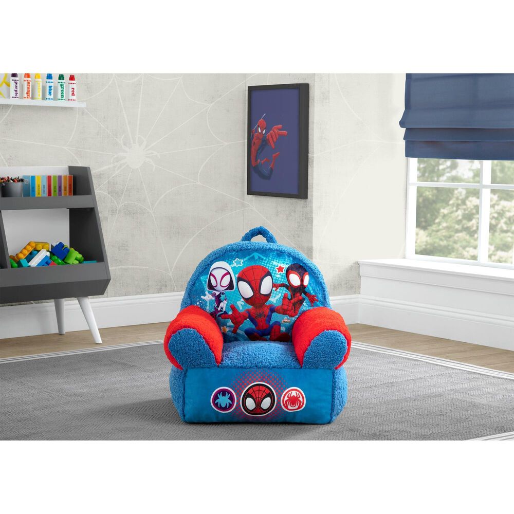 Delta Children Spidey and His Amazing Friends Cozee Buddy Chair in Blue, , large