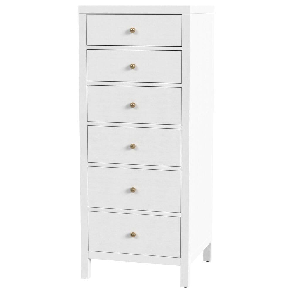 Butler Specialty Company Nora 6-Drawer Lingerie Chest in White, , large