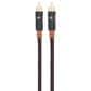 Helios 3-Piece 7 Outlet Surge Protector and 50" 16-Gauge Speaker Wire with Black Series 16" Subwoofer Cable in Black, , large