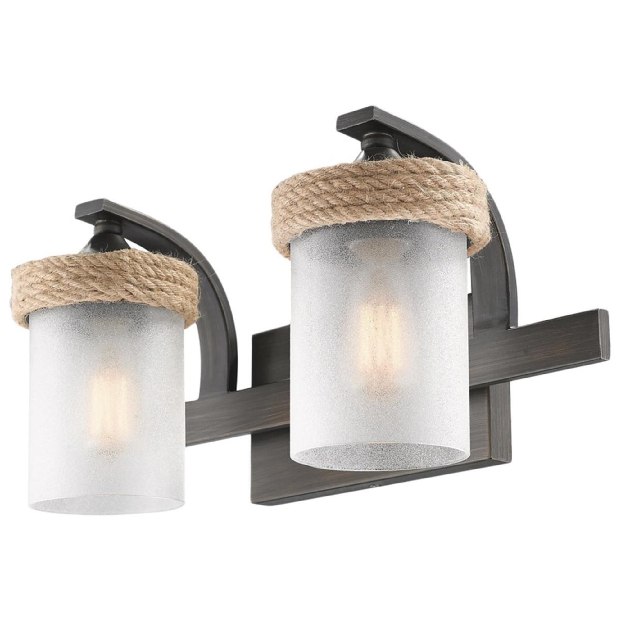 Gunmetal vanity light discount