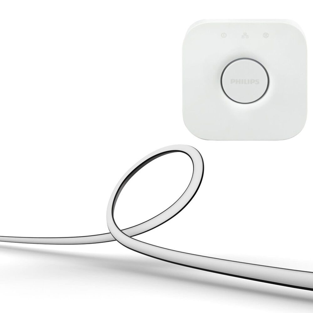 Philips Hue Hue Bridge and Play Gradient 24"-27" LightStrip in White, , large