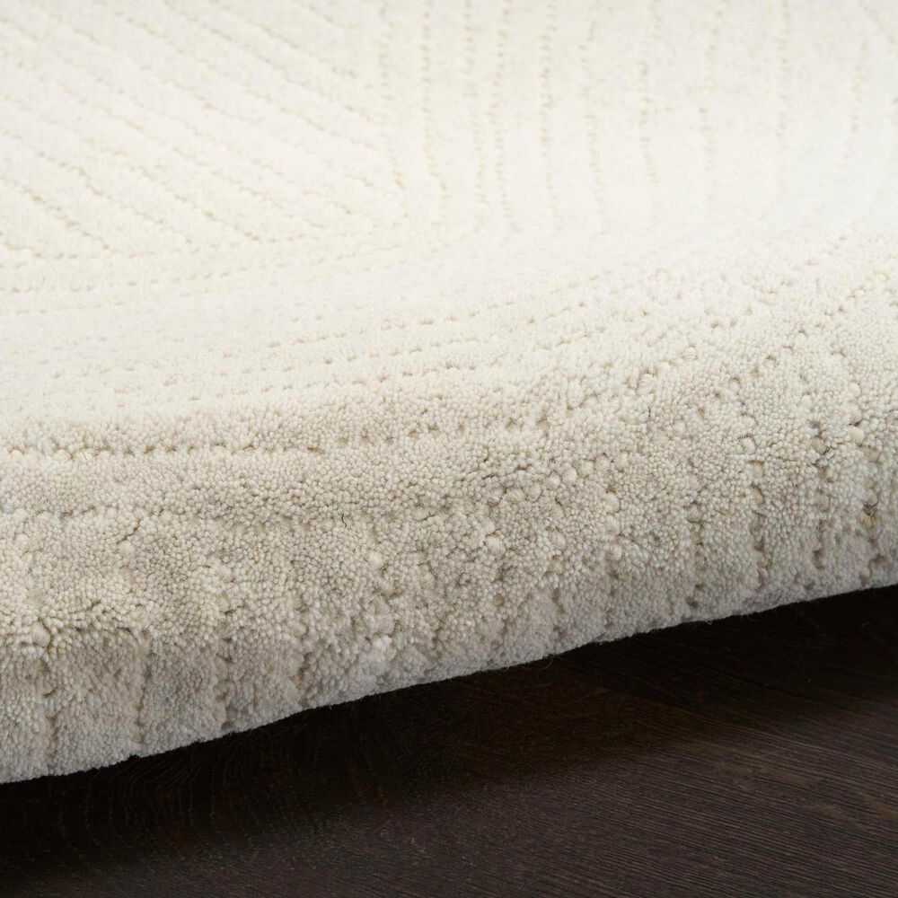 Nourison Pure Patterns Ivory 5&#39;3&quot; x 7&#39;3&quot; Area Rug, , large