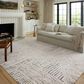 Loloi Levitt Shag 4" x 6" Ivory and Grey Area Rug, , large