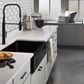 Kohler Whitehaven 35.75" Single Bowl Farmhouse Kitchen Sink in Black, , large