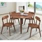 New Heritage Design Gabby 5 -Piece Round Dining Set in Walnut, , large