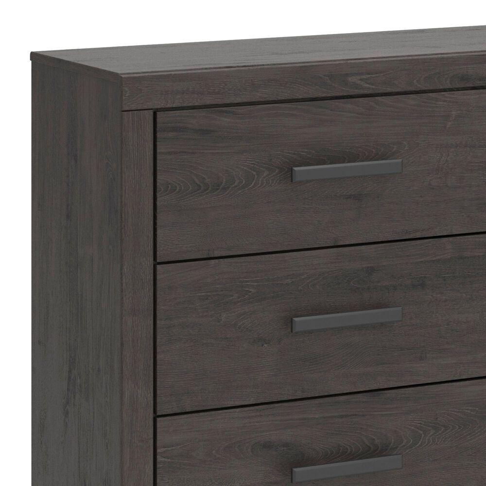 Ashley Prendonea 6-Drawer Dresser and Mirror in Charcoal, , large