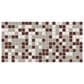 Dal-Tile Keystones Maple Blend 1" x 1" on 12" x 24" Porcelain Mosaic Sheet, , large