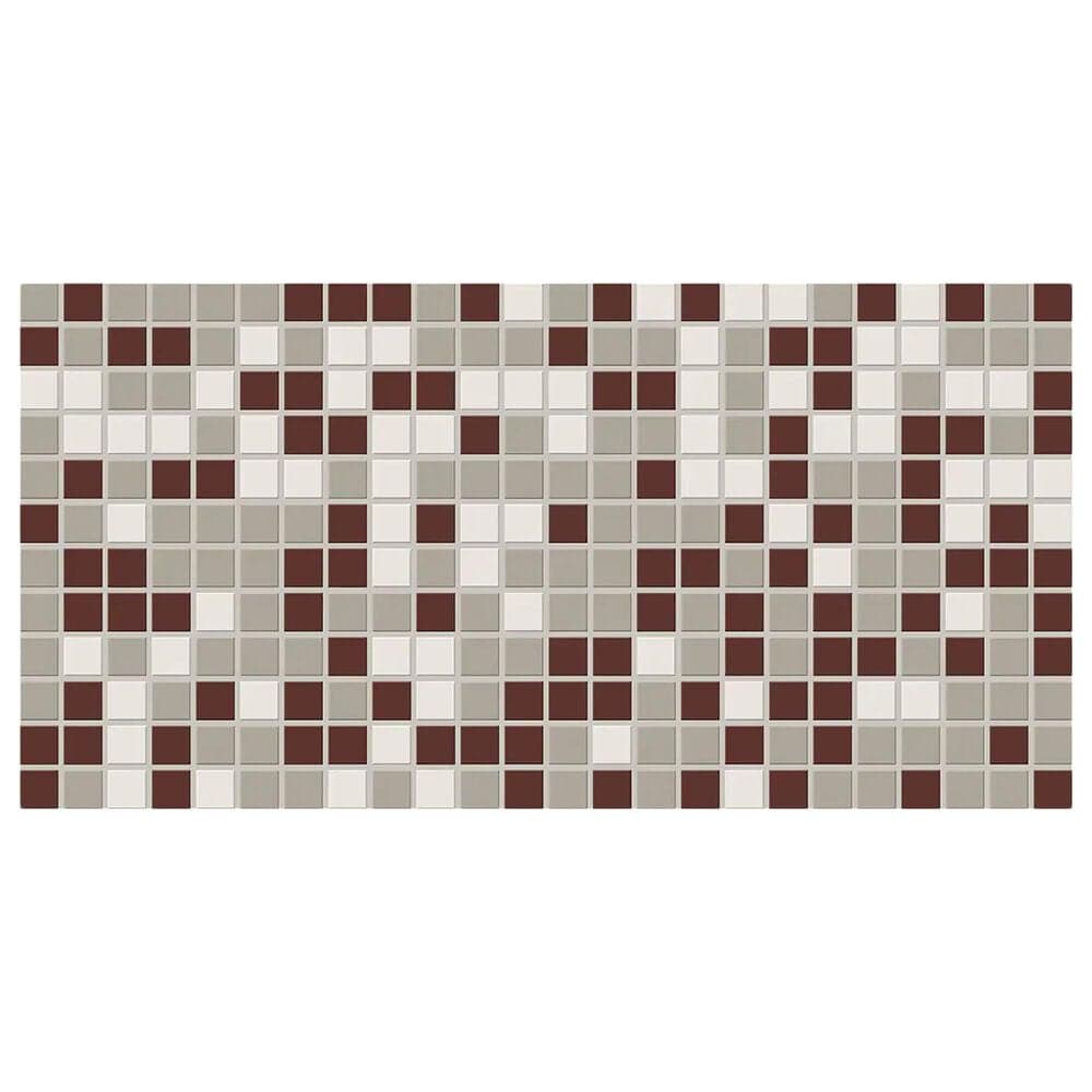 Dal-Tile Keystones Maple Blend 1" x 1" on 12" x 24" Porcelain Mosaic Sheet, , large