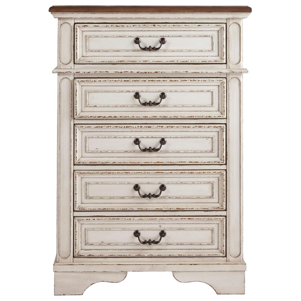 Ashley Realyn Standard Chest in Chipped White, , large