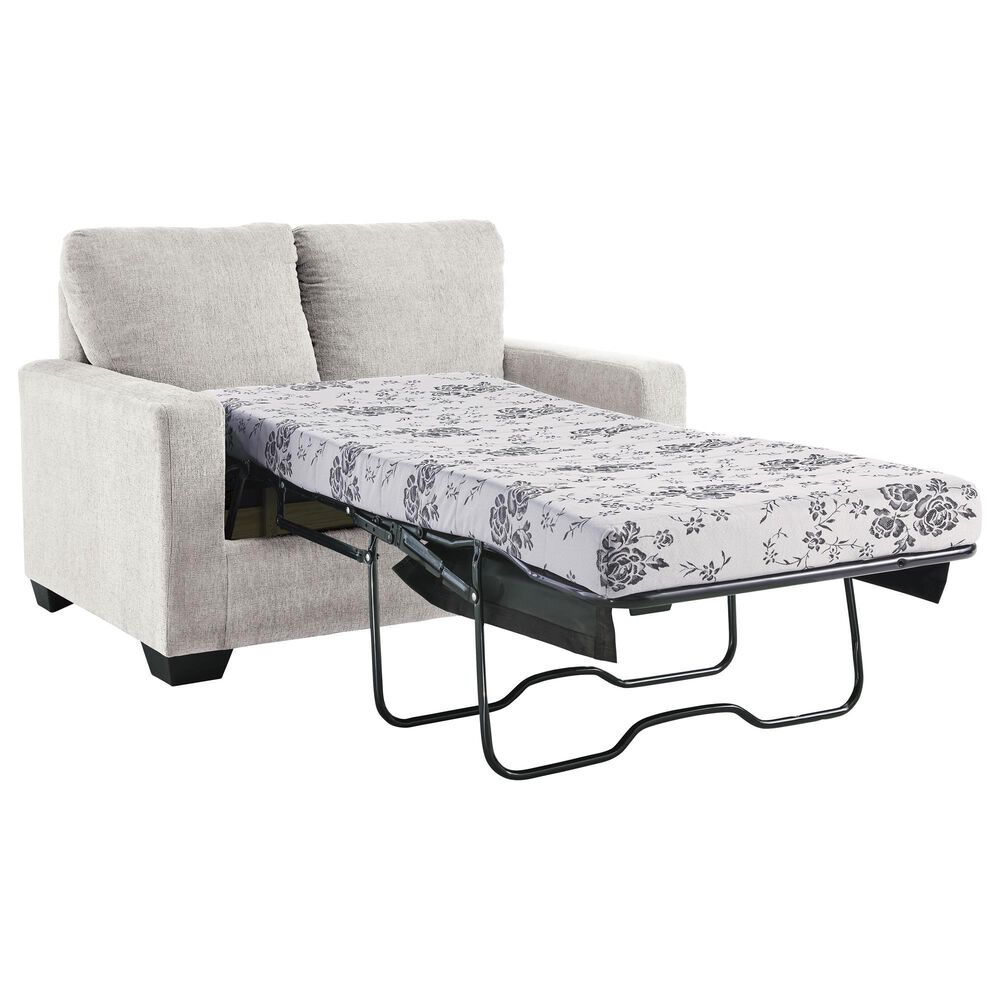 Ashley Rannis Stationary Twin Sofa Sleeper in Snow, , large