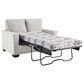 Ashley Rannis Stationary Twin Sofa Sleeper in Snow, , large