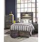 Ashley Drystan Twin Slat Headboard in Rustic Brown, , large