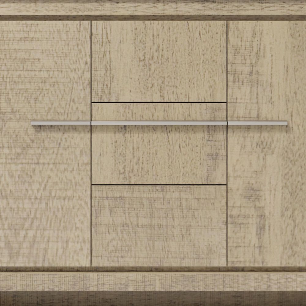 Lexora Home Lafarre 48" Double Bathroom Vanity in Rustic Acacia with 2 cm White Cultured Marble Top and Rectangular Sinks, , large