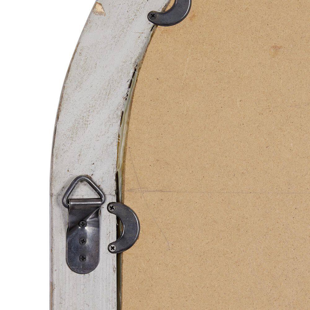 Maple and Jade Arch Wall Mirror in Brown, , large