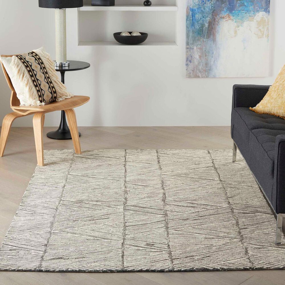 Nourison Colorado 8&#39;3&quot; x 11&#39;6&quot; Grey and White Area Rug, , large