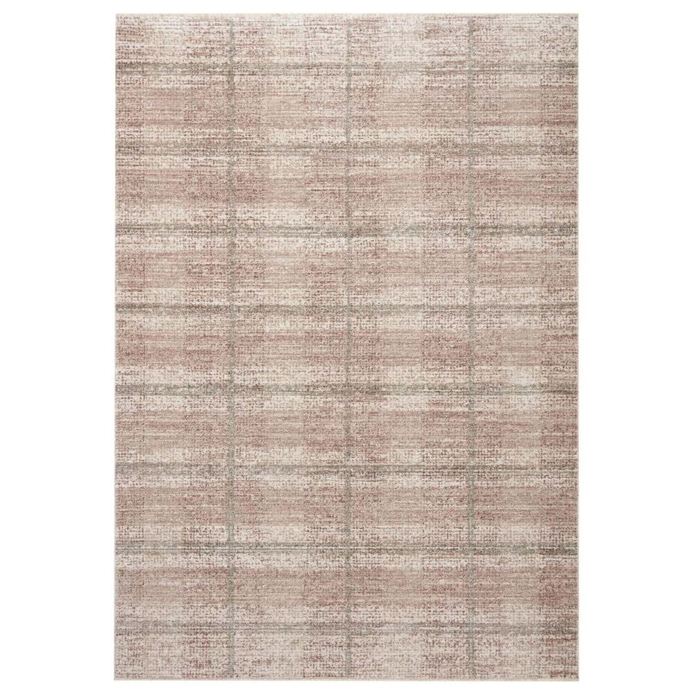 Angela Rose Ember 2"3" x 3"10" Clay and Mist Area Rug, , large