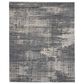 Nourison Rush CK953 10" x 14" Grey and Beige Area Rug, , large